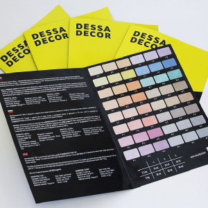 Колеровочный каталог для декоративных гелей